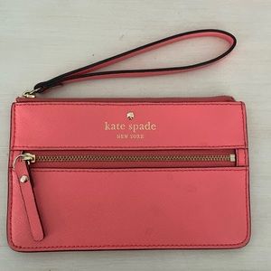 Coral Kate Spade Wristlet